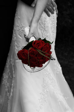 wedding picture black and white
